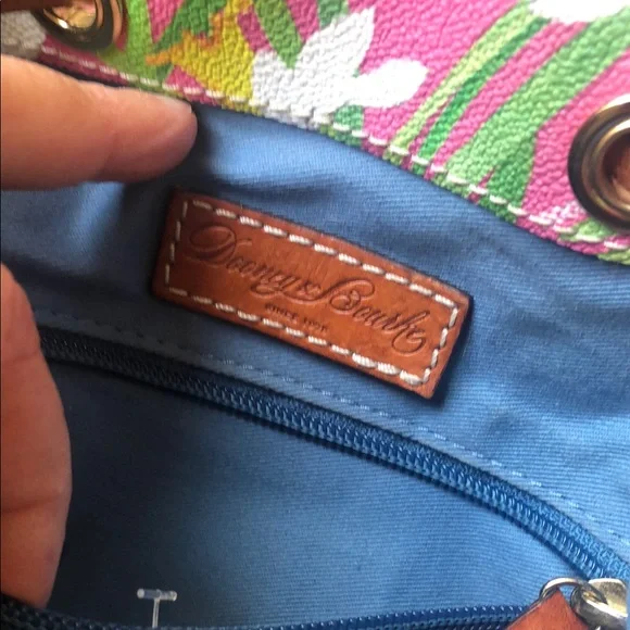 Dooney & Bourke Pink Floral Shoulder Bag - Picture 8 of 15